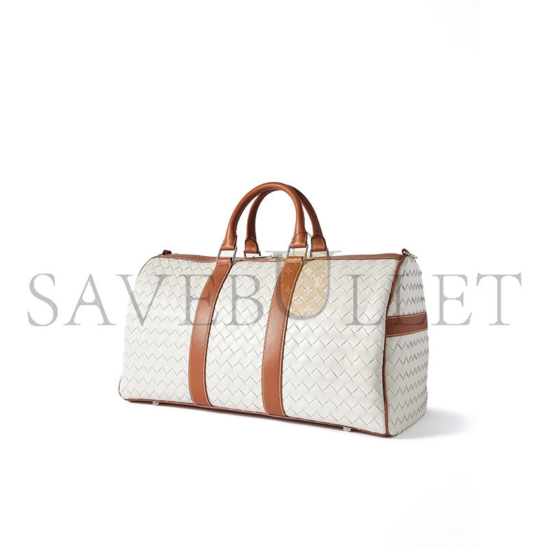 BOTTEGA VENETA INTRECCIATO LEATHER WEEKEND BAG (50*28*24cm)